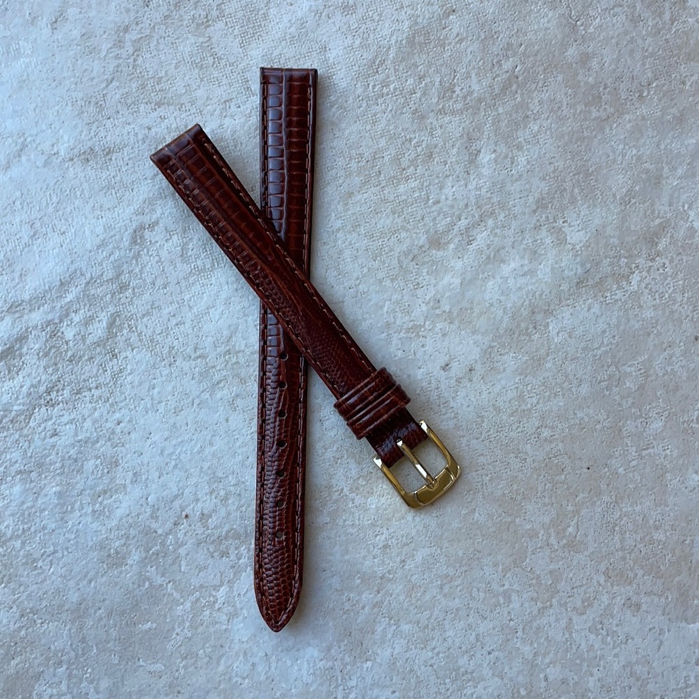 Watch Band Spidel 12mm brown leather band